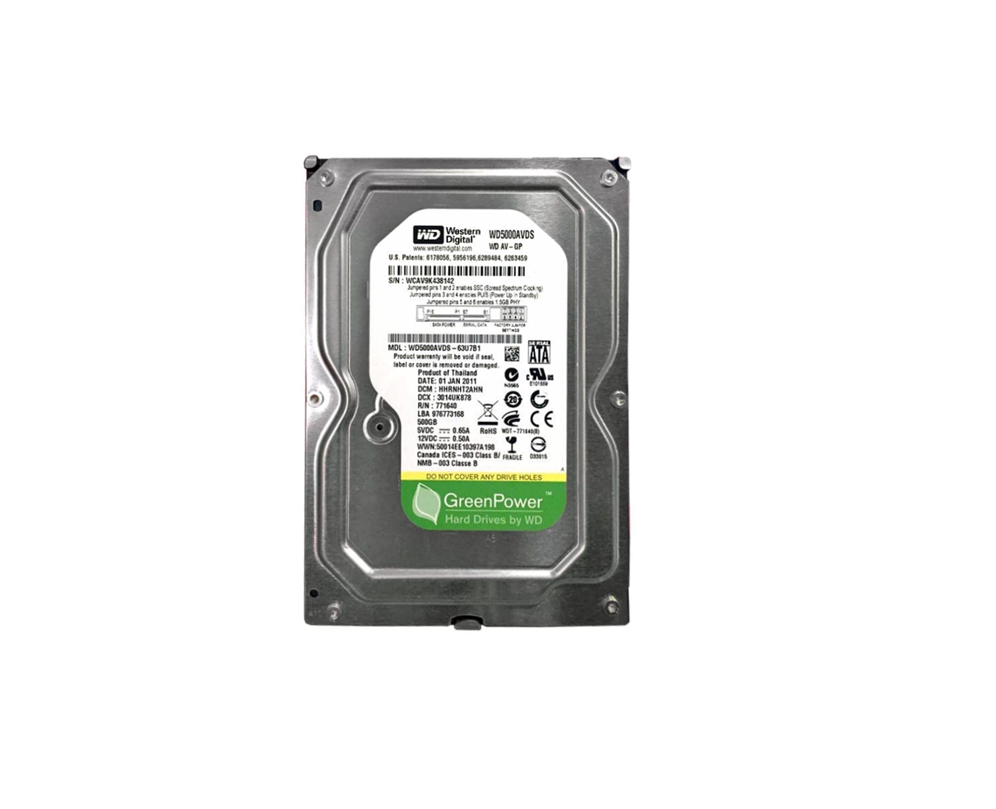 Wd5000avds hotsell