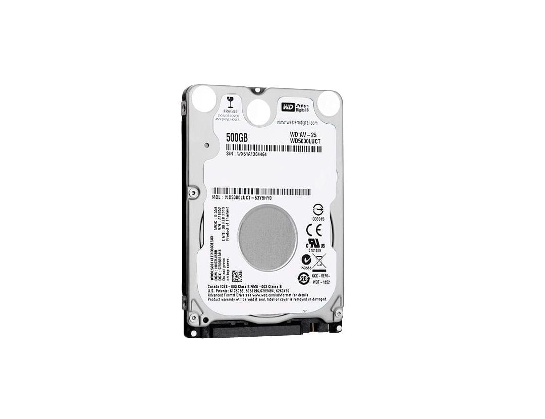 WD5000LUCT Western Digital AV-25 500GB 5.4K rpm SATA-II Hard Drive