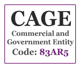 Commercial and Government Entity Code: 83AR5