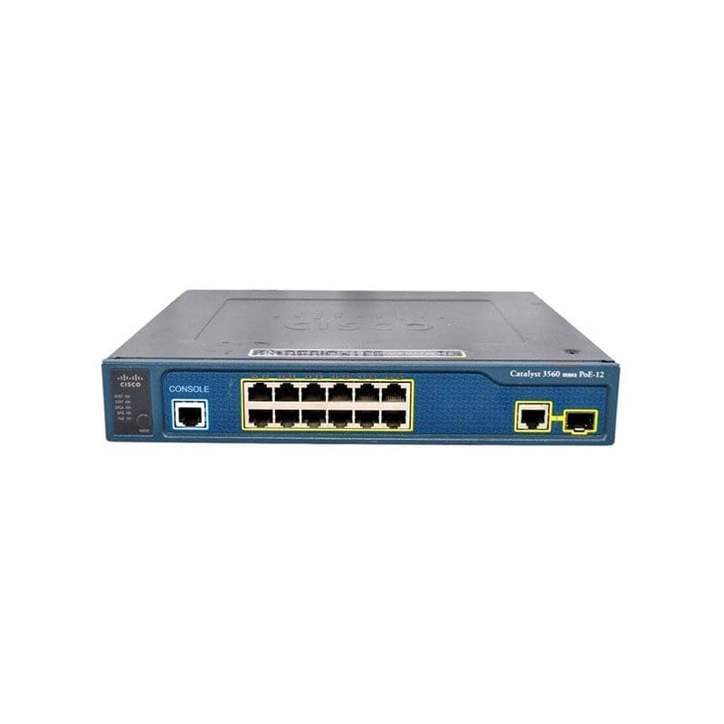 Cisco Catalyst WS-C3560C-12PC-S Ethernet Switch 