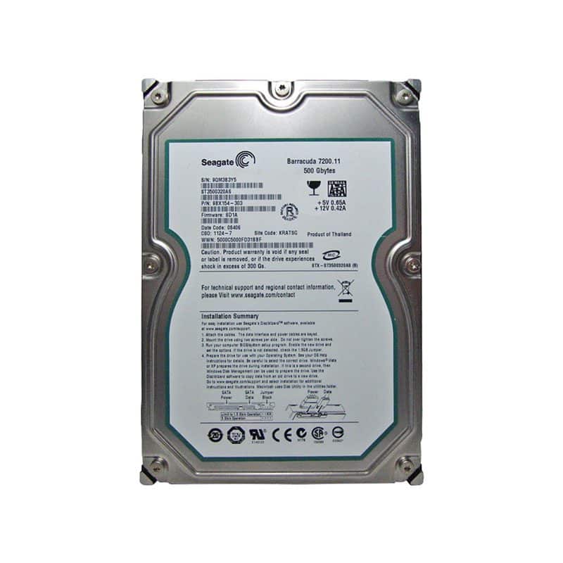 ST3500320AS Seagate Barracuda 7200.11 500GB SATA Hard Drive