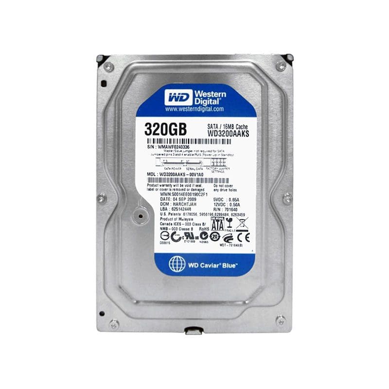WD3200AAKS Western Digital Caviar Blue 320GB SATA Hard Drive