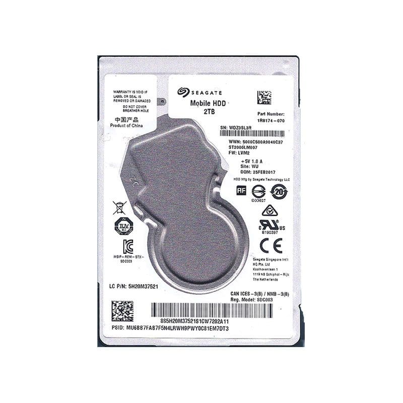 ST2000LM007 Seagate Mobile HDD 2TB Hard Drive at discount