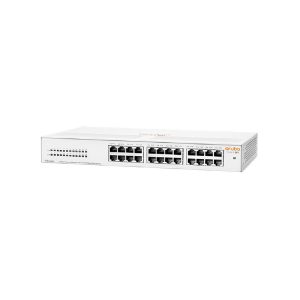 R8R49A HPE Series 24-Ports 10/100/1000Base-T RJ-45 Layer 2 Unmanaged 1U Rack-mountable Network Switch